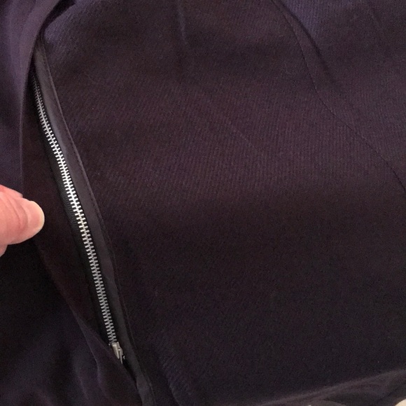 Gallery Women’s Purple Overcoat With Zip Out Lining Size 10 - Picture 7 of 8